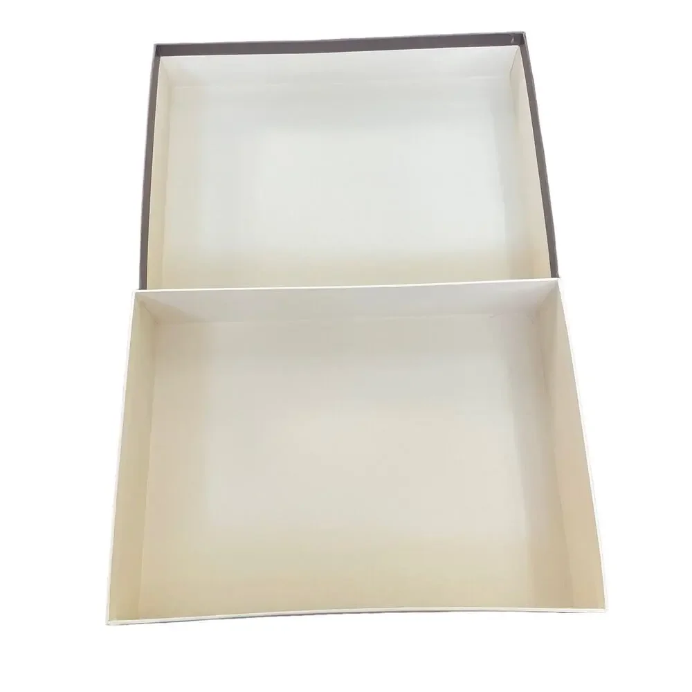 Louis Vuitton Gift Box Empty Storage Dark Brown Authentic Logo Flawed READ